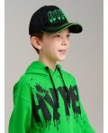 Кепка текстильная для мальчиков черный,зеленый