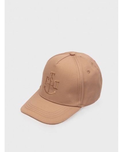Кепка текстильная для мальчиков бежевый