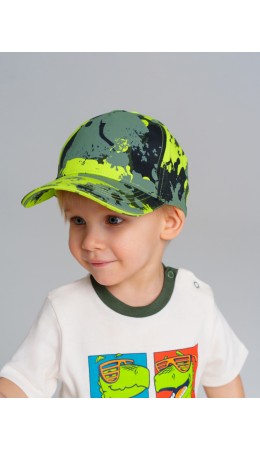 Кепка детская текстильная для мальчиков разноцветный