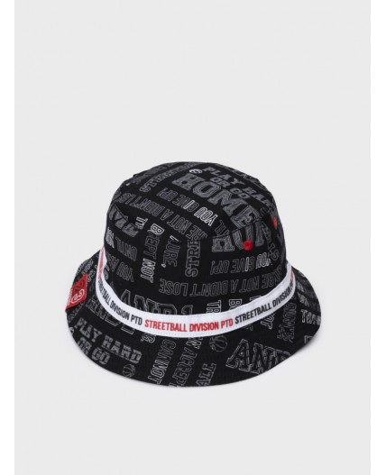 Панама текстильная для мальчиков черный,белый,красный