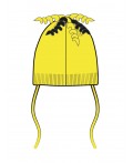Шапка детская трикотажная для девочек жёлтый