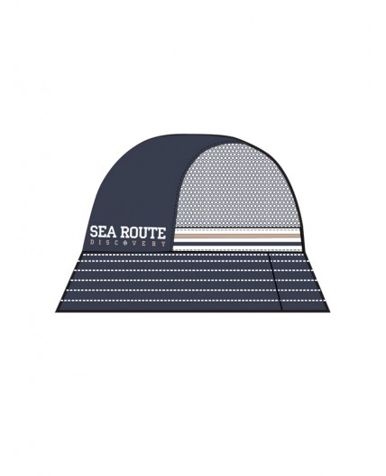 Панама текстильная для мальчиков тёмно-синий