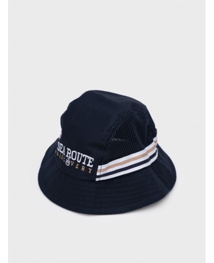 Панама текстильная для мальчиков тёмно-синий