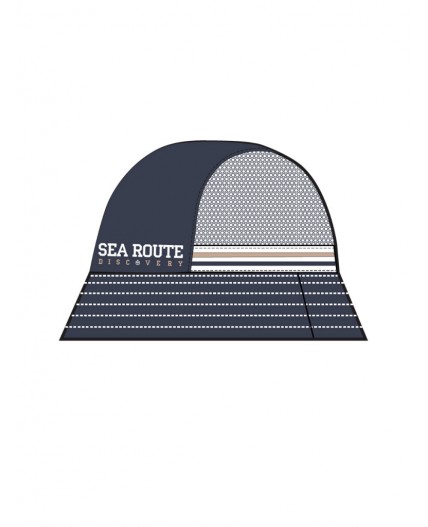 Панама текстильная для мальчиков тёмно-синий