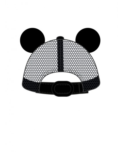 Кепка текстильная для девочек черный,белый