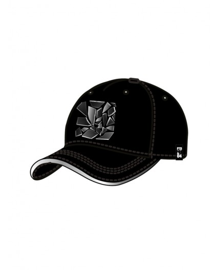 Кепка текстильная для девочек черный