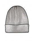 Шапка детская трикотажная для девочек серебряный