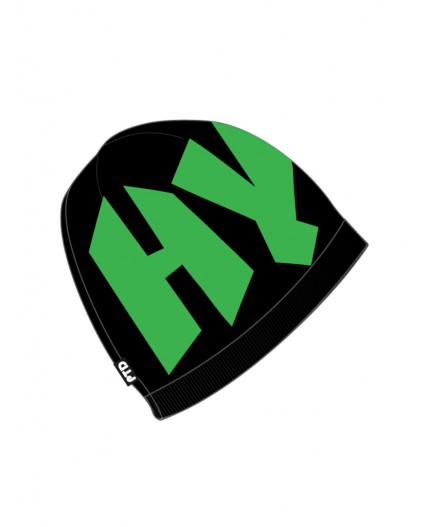 Шапка трикотажная для мальчиков черный,зеленый