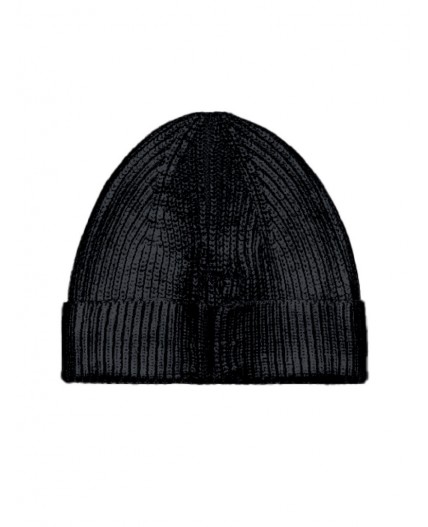 Шапка трикотажная для девочек черный