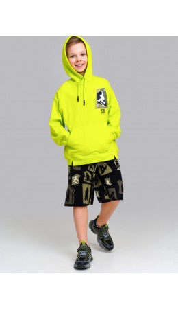 Толстовка трикотажная для мальчиков светло-зеленый