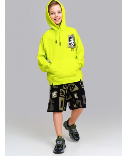 Толстовка трикотажная для мальчиков светло-зеленый