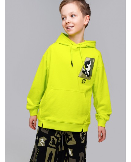 Толстовка трикотажная для мальчиков светло-зеленый