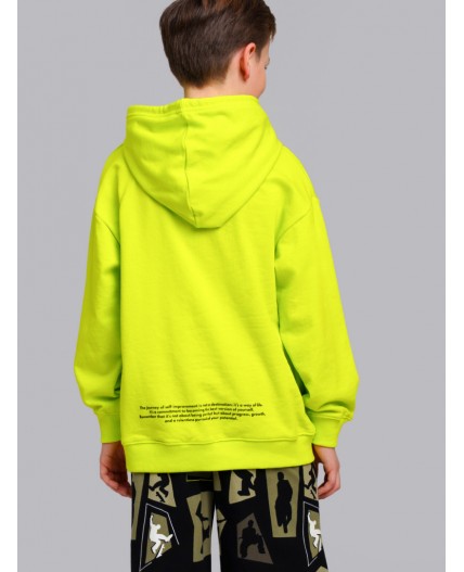 Толстовка трикотажная для мальчиков светло-зеленый