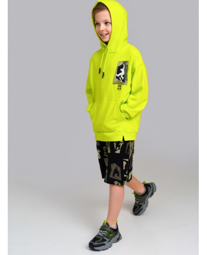 Толстовка трикотажная для мальчиков светло-зеленый