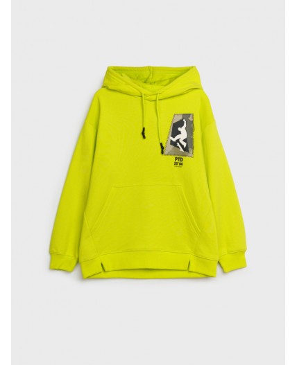 Толстовка трикотажная для мальчиков светло-зеленый