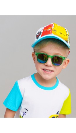 Кепка текстильная для мальчиков разноцветный