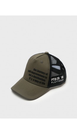 Кепка текстильная для мальчиков хаки,черный