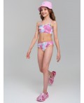 Купальный костюм трикотажный для девочек разноцветный