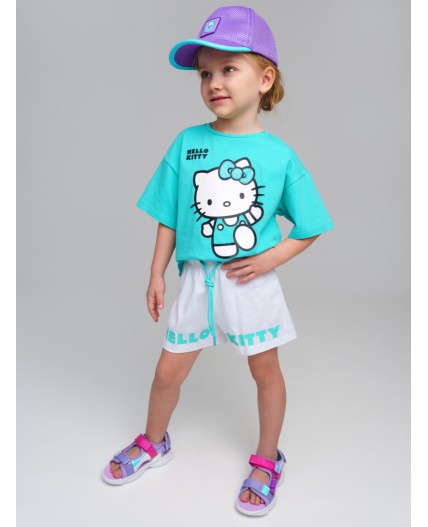 Кепка текстильная для девочек сиреневый