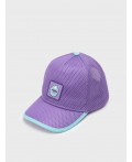Кепка текстильная для девочек сиреневый