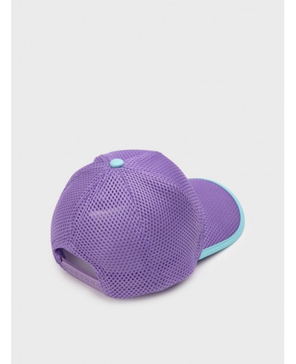 Кепка текстильная для девочек сиреневый