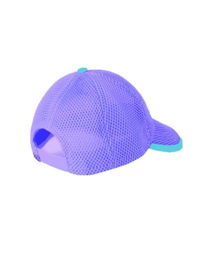 Кепка текстильная для девочек сиреневый