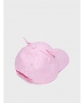 Кепка текстильная для девочек светло-розовый