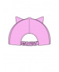 Кепка текстильная для девочек светло-розовый
