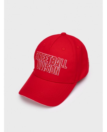 Кепка текстильная для мальчиков красный