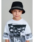 Панама текстильная для мальчиков черный
