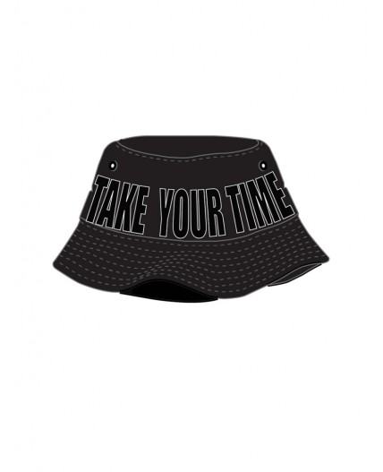 Панама текстильная для мальчиков черный