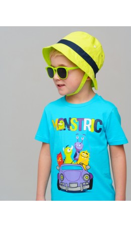 Панама текстильная для мальчиков светло-зеленый