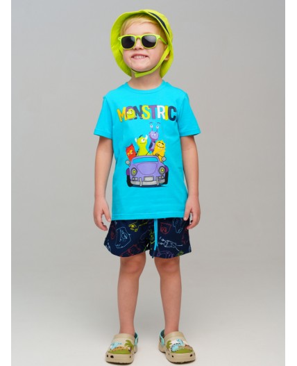 Панама текстильная для мальчиков светло-зеленый