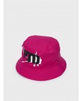 Панама текстильная для девочек фуксия
