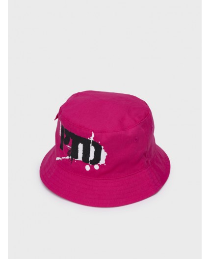 Панама текстильная для девочек фуксия