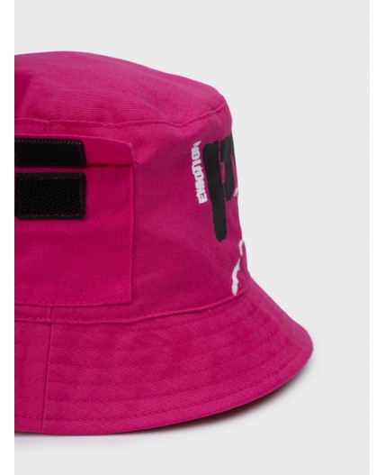 Панама текстильная для девочек фуксия