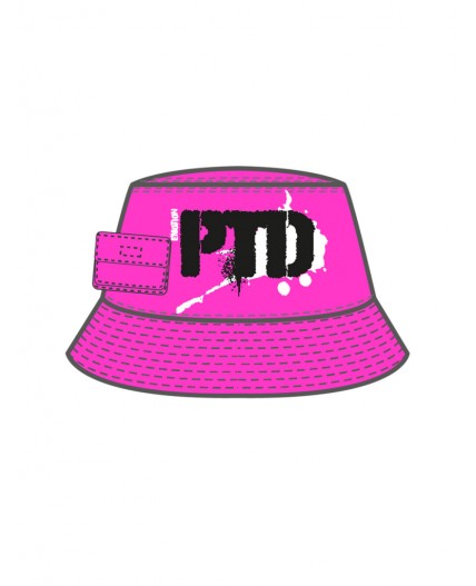 Панама текстильная для девочек фуксия