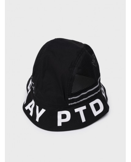 Панама текстильная для девочек черный