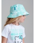Панама текстильная для девочек голубой