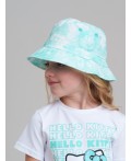 Панама текстильная для девочек голубой