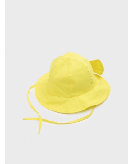 Панама детская текстильная для девочек жёлтый