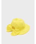 Панама детская текстильная для девочек жёлтый