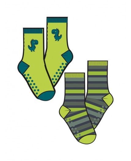 Носки детские трикотажные для мальчиков, 2 пары в комплекте разноцветный