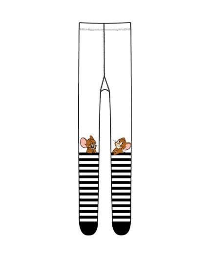Колготки детские трикотажные для девочек белый,черный