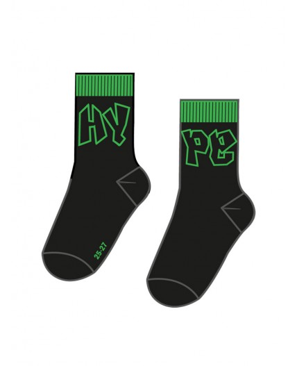 Носки трикотажные для мальчиков, 2 пары в комплекте черный,зеленый