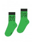 Носки трикотажные для мальчиков, 2 пары в комплекте черный,зеленый