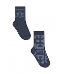 Носки трикотажные для мальчиков, 2 пары в комплекте тёмно-синий