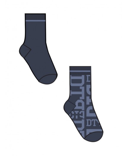 Носки трикотажные для мальчиков, 2 пары в комплекте тёмно-синий