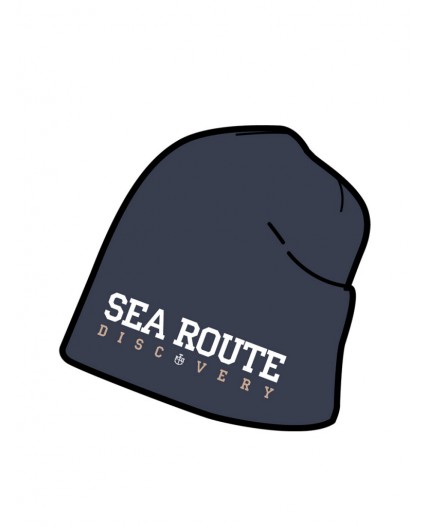 Шапка трикотажная для мальчиков, 2 шт в комплекте тёмно-синий,бежевый,белый