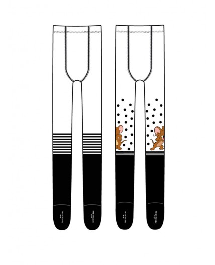 Колготки трикотажные для девочек, 2 пары в комплекте белый,черный